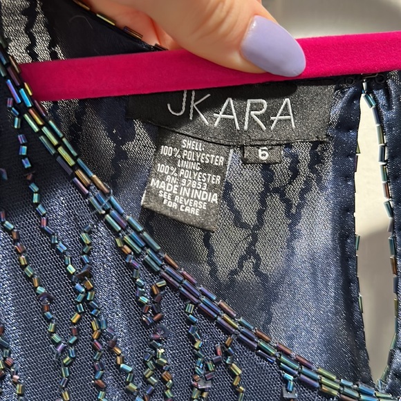 COPY - JKARA Sleeveless Embellished Cocktail Dress Size 6✨ - Picture 4 of 12